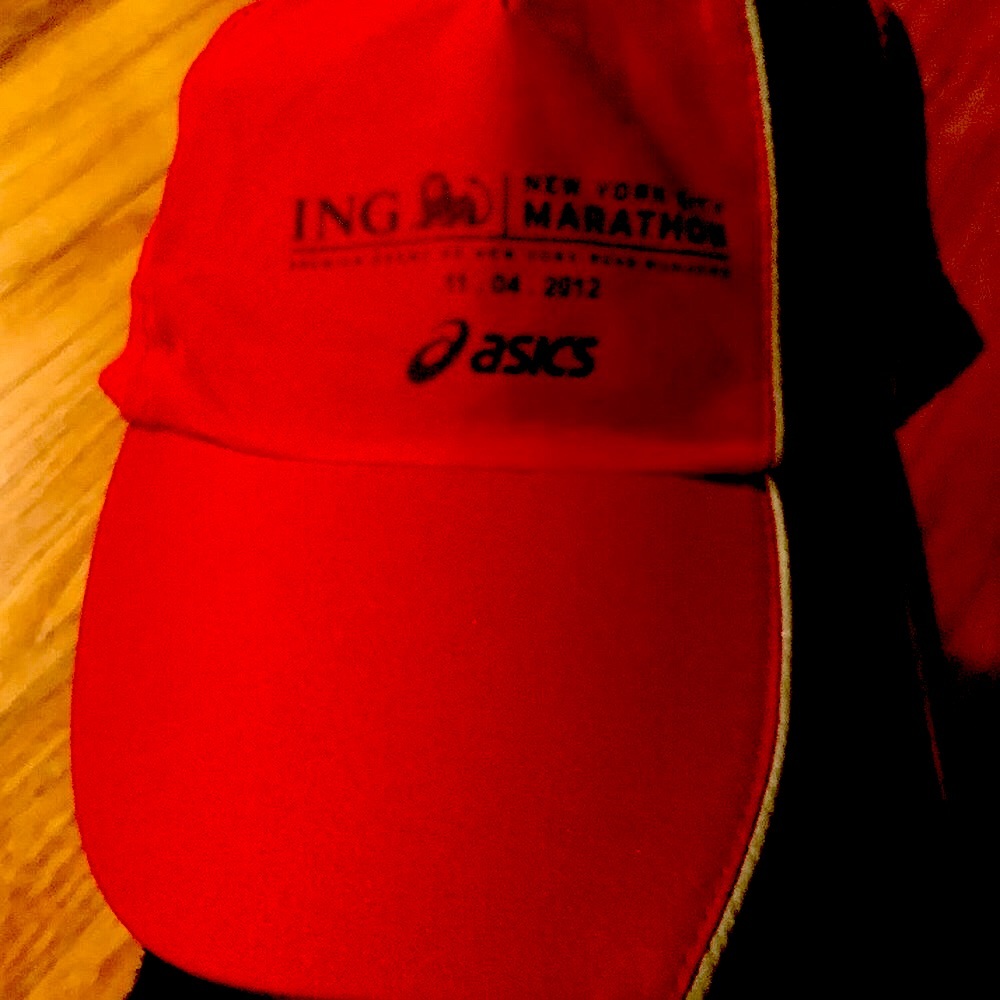 *NYC ING MARATHON AUTHENTIC ASICS Dri-Fit hat
